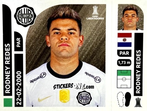 Sticker Rodney Redes - Conmebol Libertadores 2025 n. OLP17 - Panini