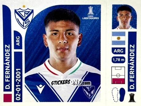 Sticker Damián Fernández - Conmebol Libertadores 2025 n. VEA3 - Panini