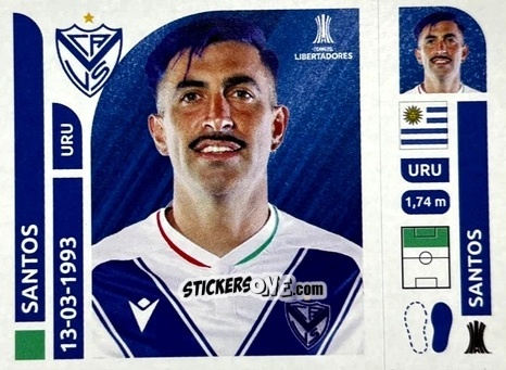 Sticker Michael Santos - Conmebol Libertadores 2025 n. VEA17 - Panini