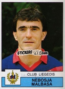 Figurina Nebosja Malbasa - Football Belgium 1987-1988 n. 197 - Panini