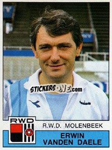 Figurina Erwin vanden Daele - Football Belgium 1987-1988 n. 240 - Panini