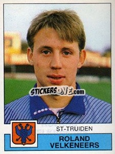 Cromo Roland Velkeneers - Football Belgium 1987-1988 n. 277 - Panini