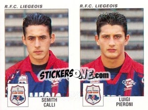 Figurina Semith Calli / Luigi Pieroni - Football Belgium 2000-2001 n. 446 - Panini