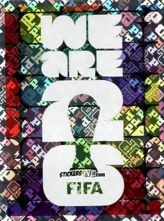 Cromo Official Slogan - Fifa World Cup 2026. Standard Edition n. FWC4 - Panini
