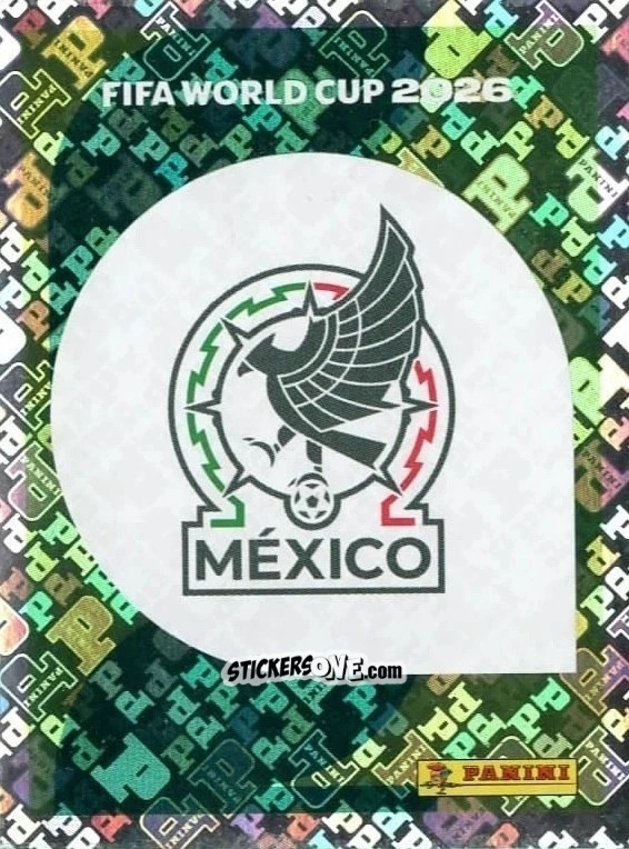 Cromo Emblem - Fifa World Cup 2026. Standard Edition n. MEX1 - Panini