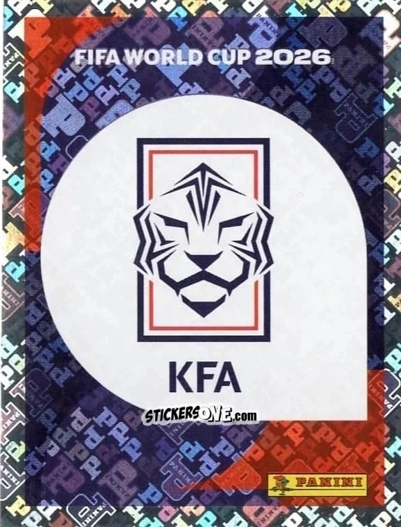 Cromo Emblem - Fifa World Cup 2026. Standard Edition n. KOR1 - Panini