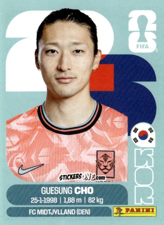 Cromo Gue-sung Cho - Fifa World Cup 2026. Standard Edition n. KOR17 - Panini