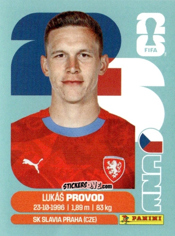 Sticker Lukas Provod - Fifa World Cup 2026. Standard Edition n. CZE10 - Panini