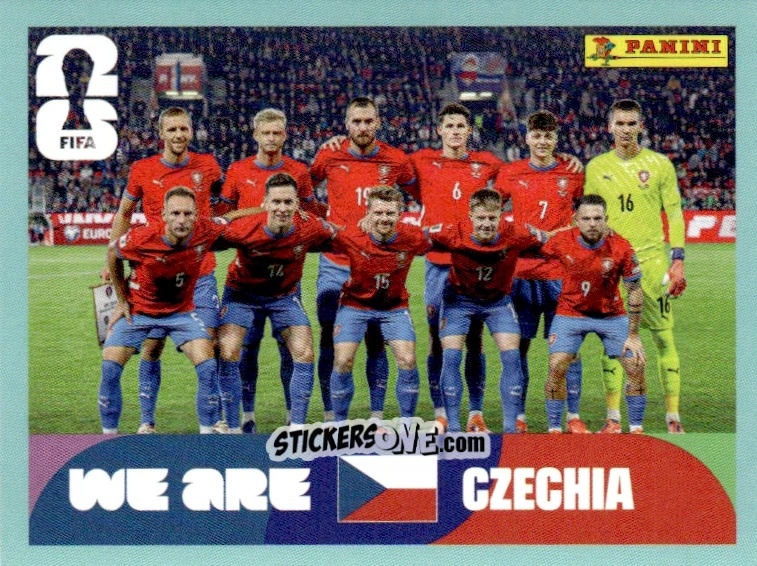 Figurina Team Photo - Fifa World Cup 2026. Standard Edition n. CZE13 - Panini