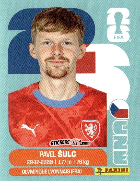 Figurina Pavel Sulc - Fifa World Cup 2026. Standard Edition n. CZE14 - Panini