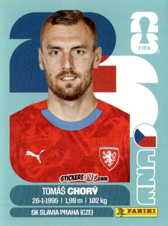 Cromo Tomas Chory - Fifa World Cup 2026. Standard Edition n. CZE17 - Panini
