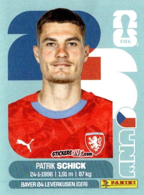 Sticker Patrik Schick - Fifa World Cup 2026. Standard Edition n. CZE20 - Panini