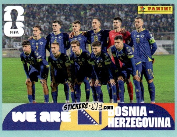Cromo Team Photo - Fifa World Cup 2026. Standard Edition n. BIH13 - Panini