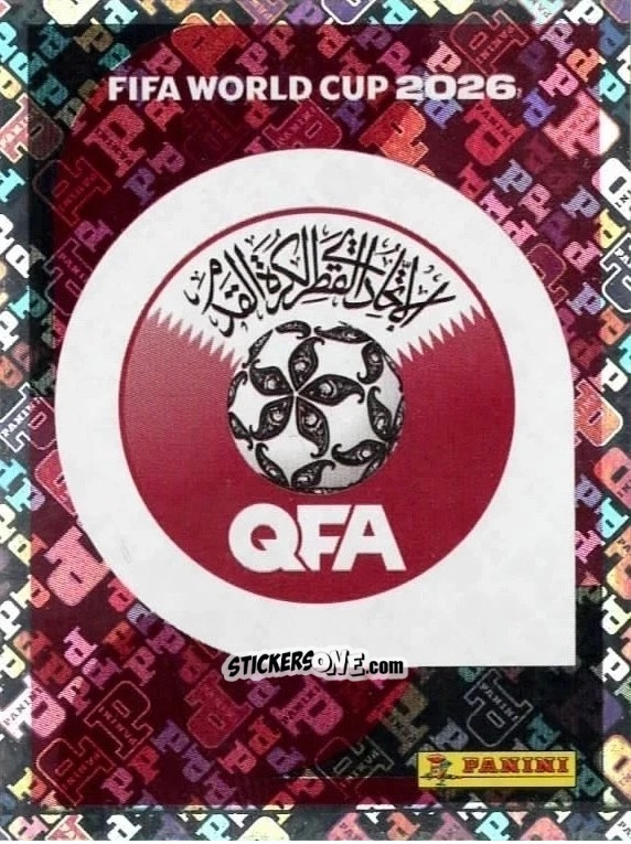 Figurina Emblem - Fifa World Cup 2026. Standard Edition n. QAT1 - Panini