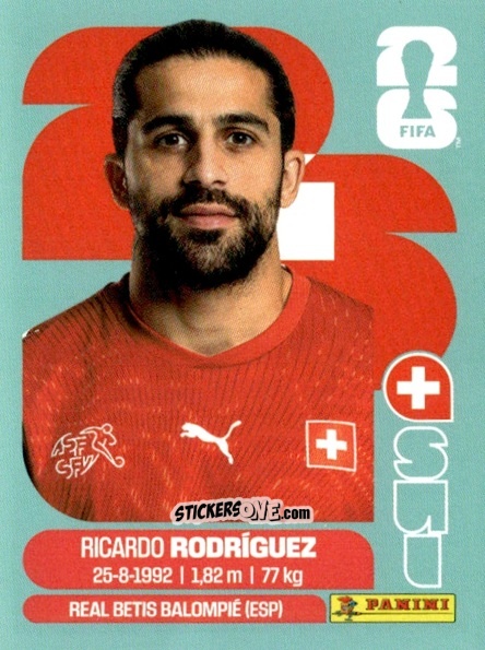 Figurina Ricardo Rodriguez - Fifa World Cup 2026. Standard Edition n. SUI5 - Panini