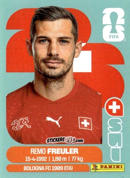 Sticker Remo Freuler - Fifa World Cup 2026. Standard Edition n. SUI11 - Panini