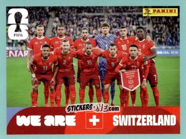 Figurina Team Photo - Fifa World Cup 2026. Standard Edition n. SUI13 - Panini