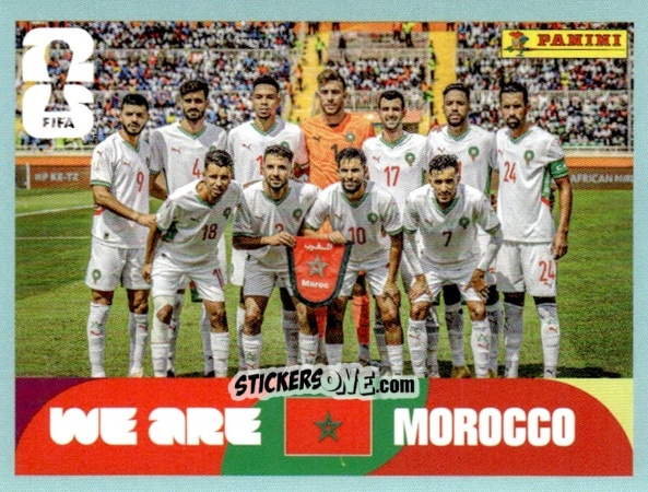 Figurina Team Photo - Fifa World Cup 2026. Standard Edition n. MAR13 - Panini