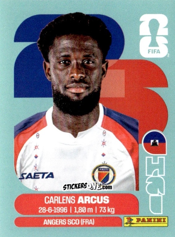 Sticker Carlens Arcus - Fifa World Cup 2026. Standard Edition n. HAI3 - Panini