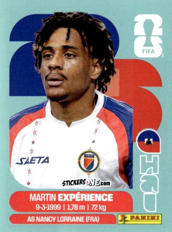 Sticker Martin Expérience - Fifa World Cup 2026. Standard Edition n. HAI4 - Panini