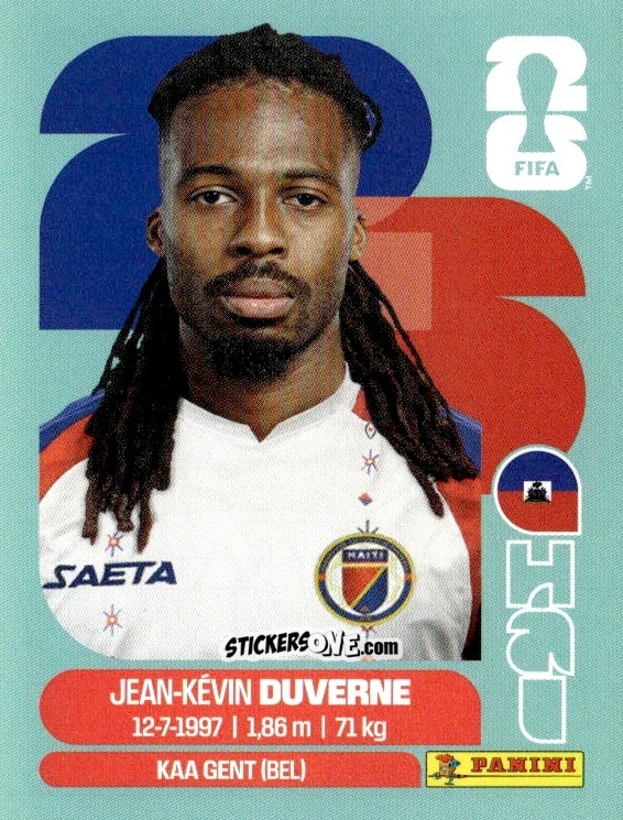Sticker Jean-Kevin Duverne - Fifa World Cup 2026. Standard Edition n. HAI5 - Panini