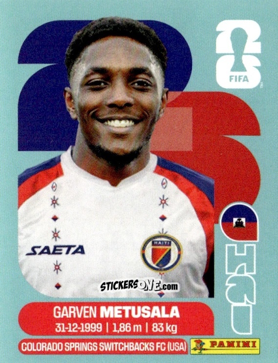Sticker Garven Metusala - Fifa World Cup 2026. Standard Edition n. HAI8 - Panini