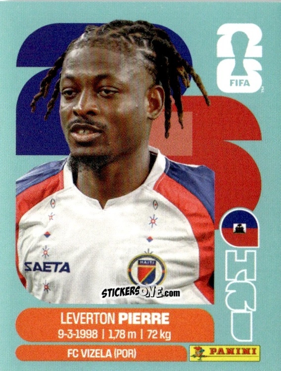 Sticker Leverton Pierre - Fifa World Cup 2026. Standard Edition n. HAI10 - Panini