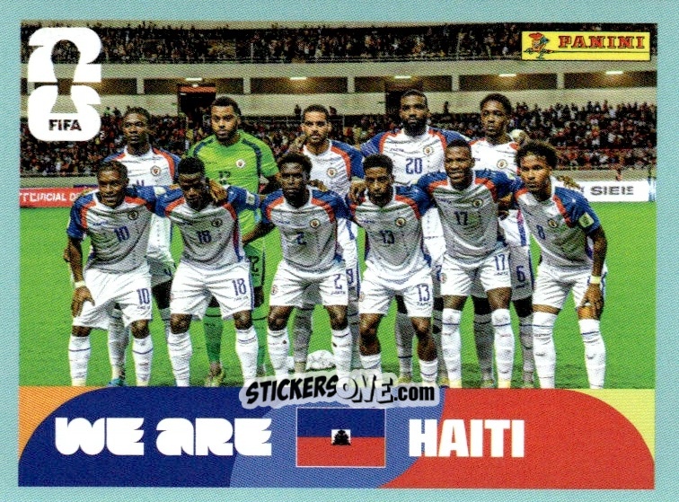 Cromo Team Photo - Fifa World Cup 2026. Standard Edition n. HAI13 - Panini