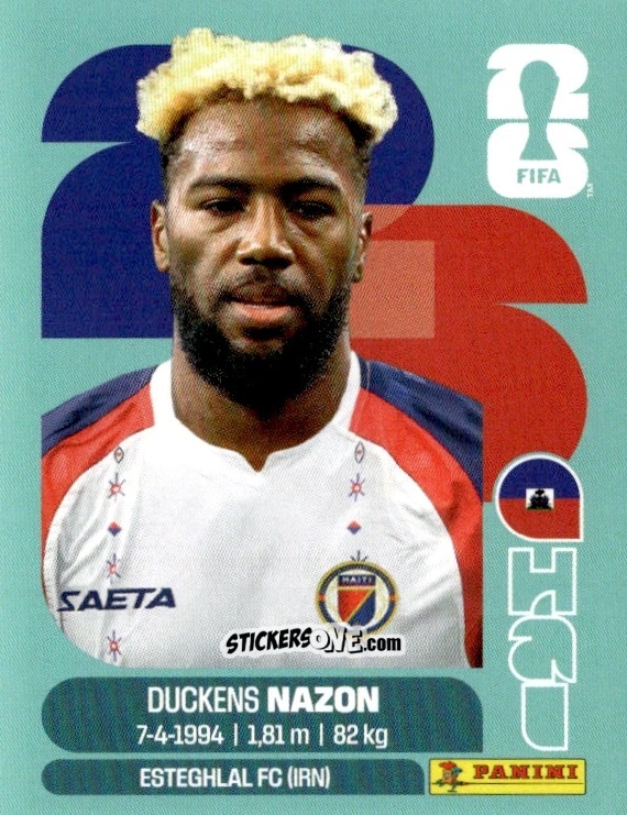 Sticker Duckens Nazon - Fifa World Cup 2026. Standard Edition n. HAI18 - Panini
