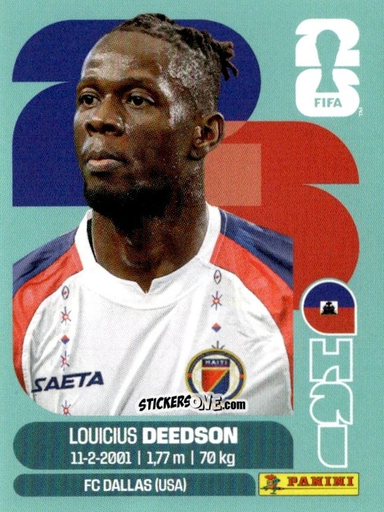 Sticker Louicius Don Deedson - Fifa World Cup 2026. Standard Edition n. HAI19 - Panini