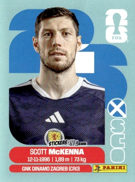 Cromo Scott McKenna - Fifa World Cup 2026. Standard Edition n. SCO7 - Panini