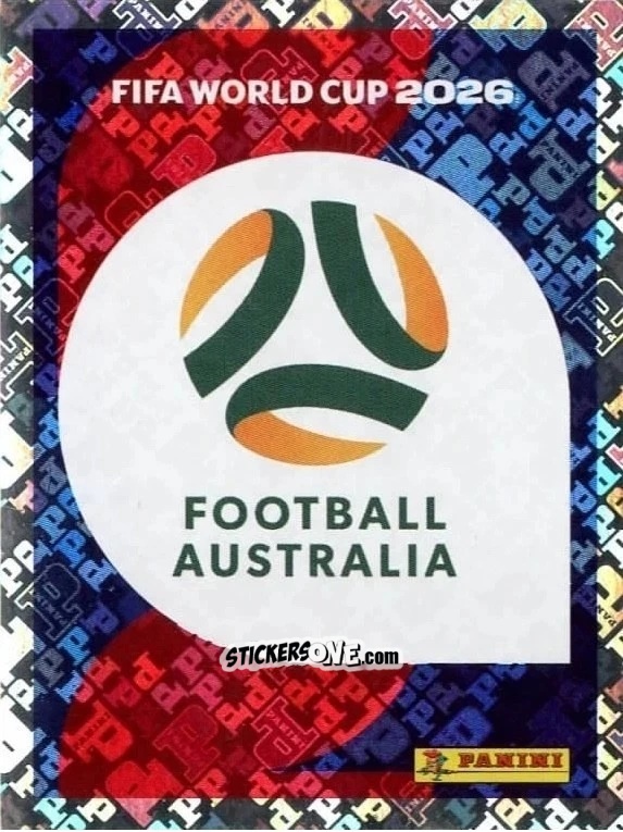Cromo Emblem - Fifa World Cup 2026. Standard Edition n. AUS1 - Panini
