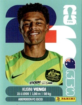 Sticker Kusini Yengi - Fifa World Cup 2026. Standard Edition n. AUS18 - Panini