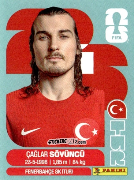 Cromo Caglar Soyuncu - Fifa World Cup 2026. Standard Edition n. TUR6 - Panini