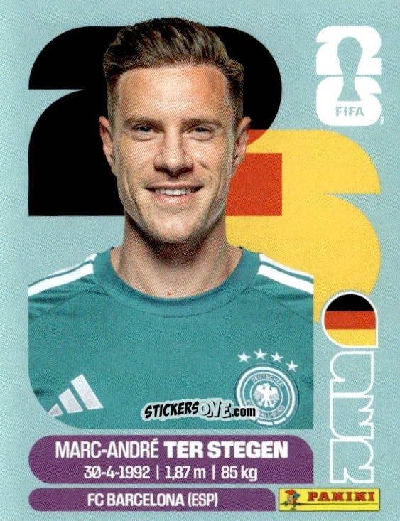 Figurina Marc-André ter Stegen - Fifa World Cup 2026. Standard Edition n. GER2 - Panini