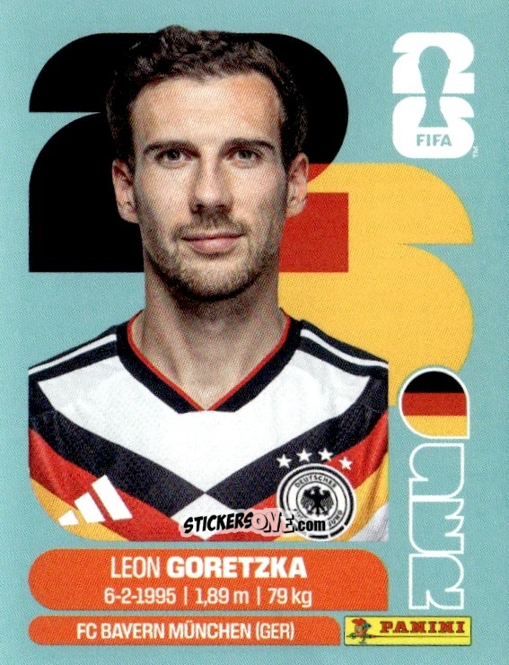 Cromo Leon Goretzka - Fifa World Cup 2026. Standard Edition n. GER14 - Panini