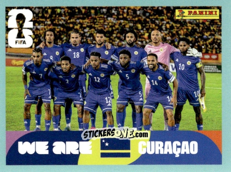 Figurina Team Photo - Fifa World Cup 2026. Standard Edition n. CUW13 - Panini