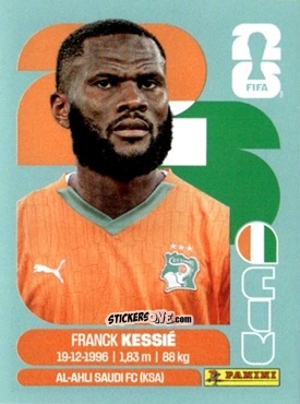 Figurina Franck Kessie - Fifa World Cup 2026. Standard Edition n. CIV10 - Panini