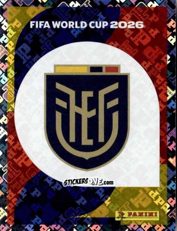 Cromo Emblem - Fifa World Cup 2026. Standard Edition n. ECU1 - Panini