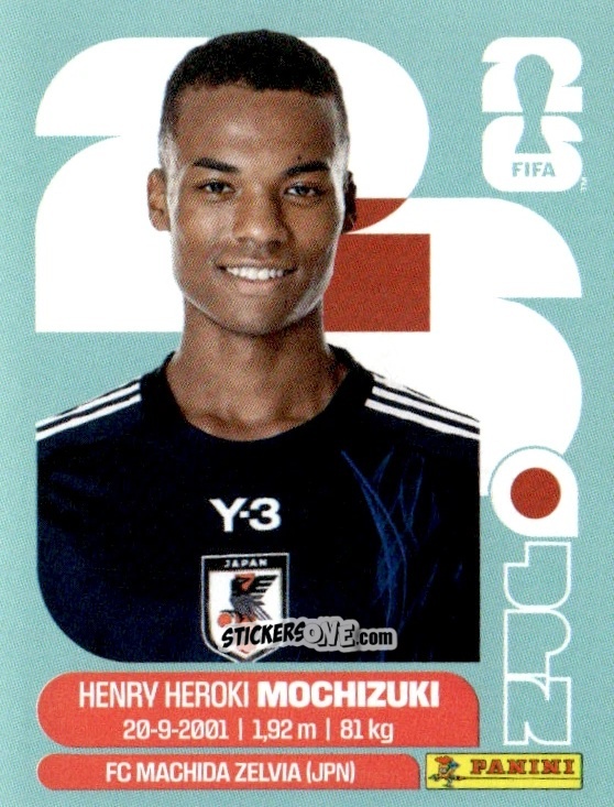 Sticker Henry Heroki Mochizuki - Fifa World Cup 2026. Standard Edition n. JPN3 - Panini