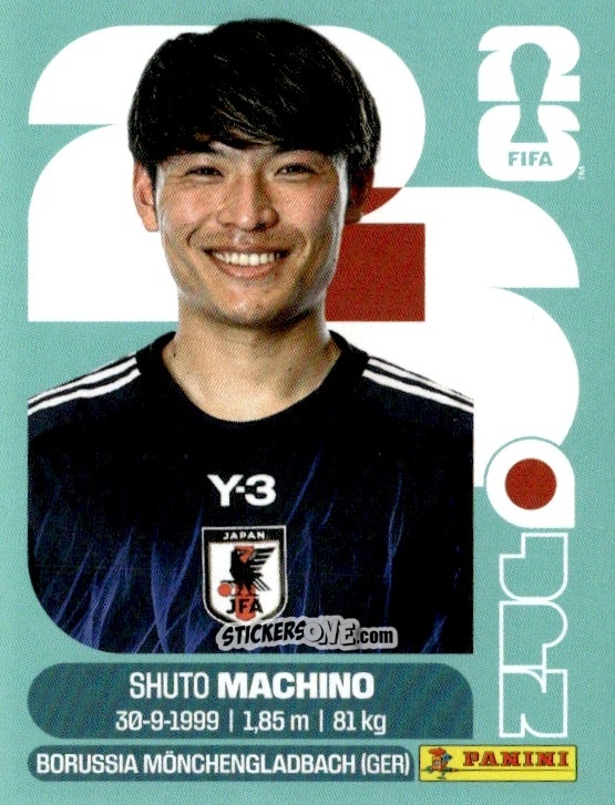 Figurina Shuto Machino - Fifa World Cup 2026. Standard Edition n. JPN17 - Panini
