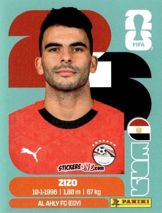 Figurina Zizo - Fifa World Cup 2026. Standard Edition n. EGY11 - Panini