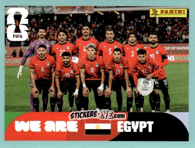 Cromo Team Photo - Fifa World Cup 2026. Standard Edition n. EGY13 - Panini
