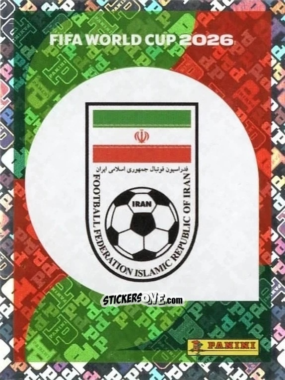 Sticker Emblem - Fifa World Cup 2026. Standard Edition n. IRN1 - Panini