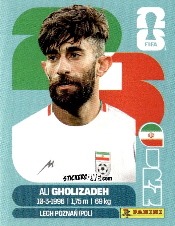 Cromo Ali Gholizadeh - Fifa World Cup 2026. Standard Edition n. IRN20 - Panini