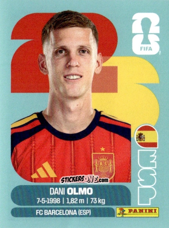 Cromo Dani Olmo - Fifa World Cup 2026. Standard Edition n. ESP16 - Panini