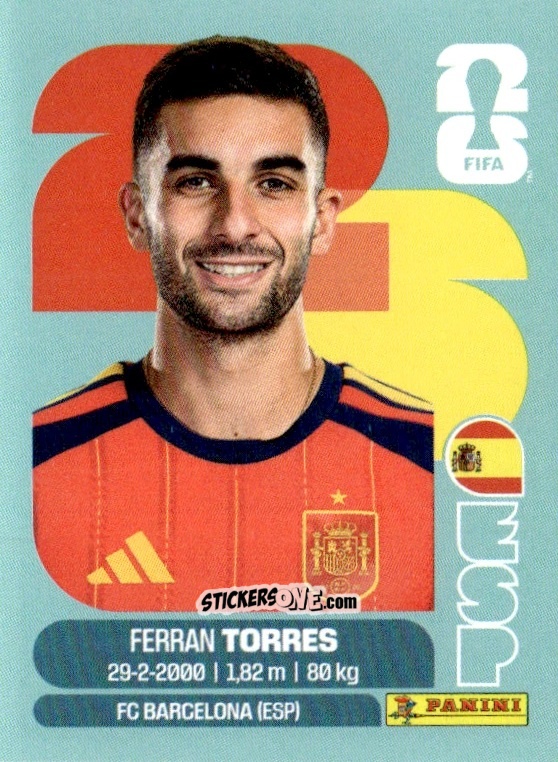 Cromo Ferran Torres - Fifa World Cup 2026. Standard Edition n. ESP18 - Panini