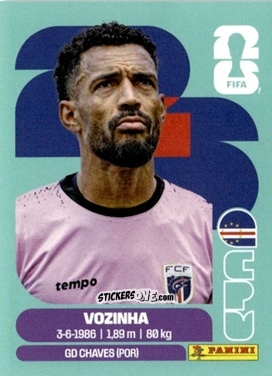 Cromo Vozinha - Fifa World Cup 2026. Standard Edition n. CPV2 - Panini