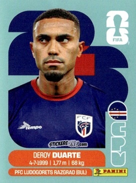 Cromo Deroy Duarte - Fifa World Cup 2026. Standard Edition n. CPV14 - Panini