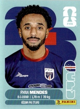 Sticker Ryan Mendes - Fifa World Cup 2026. Standard Edition n. CPV17 - Panini